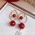 silver drop Pearl ear stud woman samll fashion all-Purpose earring earrings high Earring