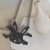 rabbit skull pendant necklace punk sweater chain temperament clavicle chain man woman