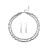 fashion Alloy Double layer square necklace earring set pure color Metal beads