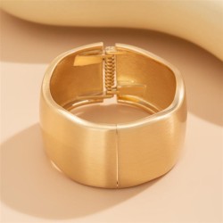 occidental style punk wind textured matte width buckle banglercelet  Irregular..