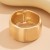 occidental style punk wind textured matte width buckle banglercelet  Irregular Metal