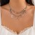 occidental styleins wind star love pendant tassel necklace  creative imitate Pearl beads clavicle