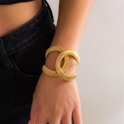 occidental style Metal opening bangle woman  fashion wind geometry hollow