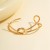 occidental style Metal opening bangle woman  fashion wind geometry hollow