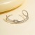 occidental style Metal opening bangle woman  fashion wind geometry hollow