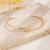 occidental style Metal opening bangle woman  fashion wind geometry hollow