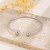 occidental style Metal opening bangle woman  fashion wind geometry hollow