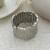 occidental style exaggerating Metal big width surface bangleracelet  punk wind textured vertical pattern w