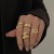 occidental style exaggerating Metal big width surface bangleracelet  punk wind textured vertical pattern w
