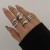 occidental style exaggerating Metal big width surface bangleracelet  punk wind textured vertical pattern w