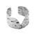 occidental style geometry brief surface exaggerating bangle  punk Metal wind IrregularV Word