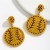 ( Style 1)Autumn and Winter retro Country style circle handmade beads Earring  fashion fashion creative personality ear