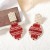occidental style christmas fashion fully-jewelled temperament geometry brief trend earring woman