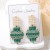 occidental style christmas fashion fully-jewelled temperament geometry brief trend earring woman