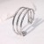 brief small freshins wind bamboo personality brief all-Purpose high gilded stainless steel bangle