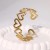 occidental style brief all-Purpose fashion surface heart-shaped samll lovely gilded color stainless steel bang