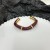  retro enamel Irregular wave bamboo opening bangle high