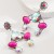  diamond exaggerating earrings embed turquoise glass diamond retro ear stud Bohemia Nation Earring