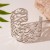 occidental style Metal branch pattern width surface opening bangle geometry temperament high woman