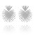  occidental style fashion creative leaves Metal earrings