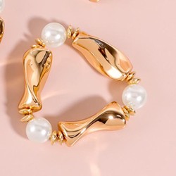  exaggerating bangle bracelet  fashion new elasticity gold bangle occidental s..