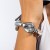  exaggerating bangle bracelet  fashion new elasticity gold bangle occidental stylebracelet