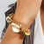  exaggerating bangle bracelet  fashion new elasticity gold bangle occidental stylebracelet