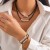occidental style retro Nation pendant short style Collar woman  brief Double laye