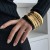 bracelet occidental style bangle retro samll surface set  exaggerating snakeskin pattern