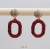 occidental style personality fully-jewelled earrings creative chain shape diamond color ear stud fashion Earr