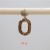 occidental style personality fully-jewelled earrings creative chain shape diamond color ear stud fashion Earr