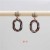 occidental style personality fully-jewelled earrings creative chain shape diamond color ear stud fashion Earr