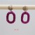 occidental style personality fully-jewelled earrings creative chain shape diamond color ear stud fashion Earr