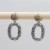 occidental style personality fully-jewelled earrings creative chain shape diamond color ear stud fashion Earr