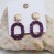 occidental style personality fully-jewelled earrings creative chain shape diamond color ear stud fashion Earr