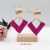 occidental style personality fully-jewelled zircon earrings creative rhombus four shape embed zircon c