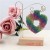 occidental style temperament fashion creative personality Colorful love Rhinestone Alloy earrings woman