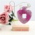  occidental style temperament fashion creative personality Colorful love Rhinestone Alloy earrings woman