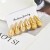  occidental style goldoo earrings set thick Irregular circle circle pattern drop Earring