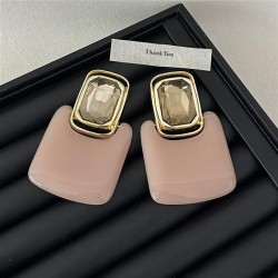 retro surface geometry square Acrylic crystal color exaggerating occidental st..