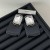 retro surface geometry square Acrylic crystal color exaggerating occidental style brief same style long earrings