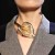 occidental style exaggerating tree three-dimensional flowers bangle samll high Collar