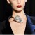occidental style exaggerating tree three-dimensional flowers bangle samll high Collar