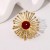 occidental style retro high fashion personality samll medium all-Purpose geometry gilded stainless steel opening
