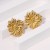 occidental style retro temperament high Earringins gilded stainless steel ear stud woman