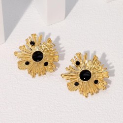 occidental style medium temperament high Earring Irregular personality stainle..