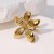 occidental styleins personality brief wind temperament all-Purpose gilded high stainless steel opening ring woma