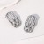 occidental style fashion all-Purposeins wind temperament retro high Earring color brief stainless steel ear stud