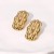 occidental style fashion all-Purposeins wind temperament retro high Earring color brief stainless steel ear stud