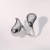 occidental style brief fashion wind surface drop personality high gilded stainless steel ring